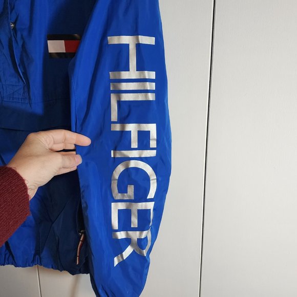 Tommy Hilfiger HIgh Quality Unisex Rain Jacket in Royal Blue | EUC | Size S - Picture 11 of 12